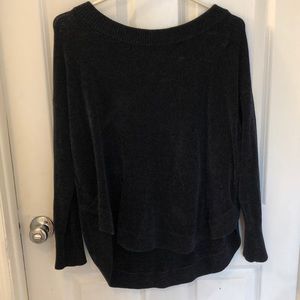 Lou & Grey LOFT Chenille Navy Sweater